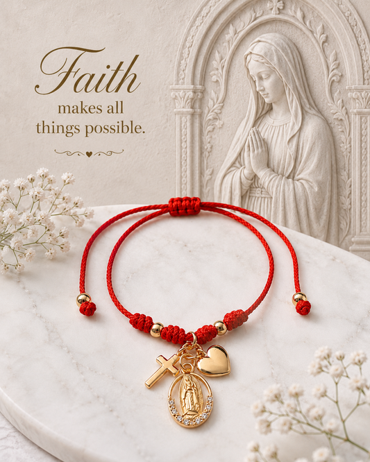 Pulsera Roja de Fe