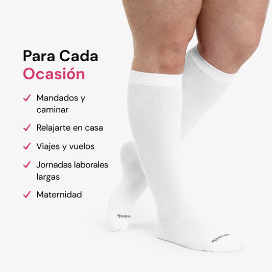 Calcetines de compresión de bambú confort